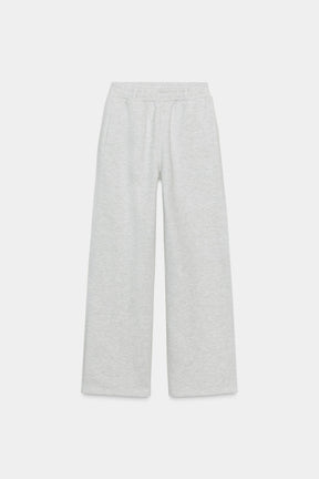 FLEECE STRAIGHT-LEG TROUSERS