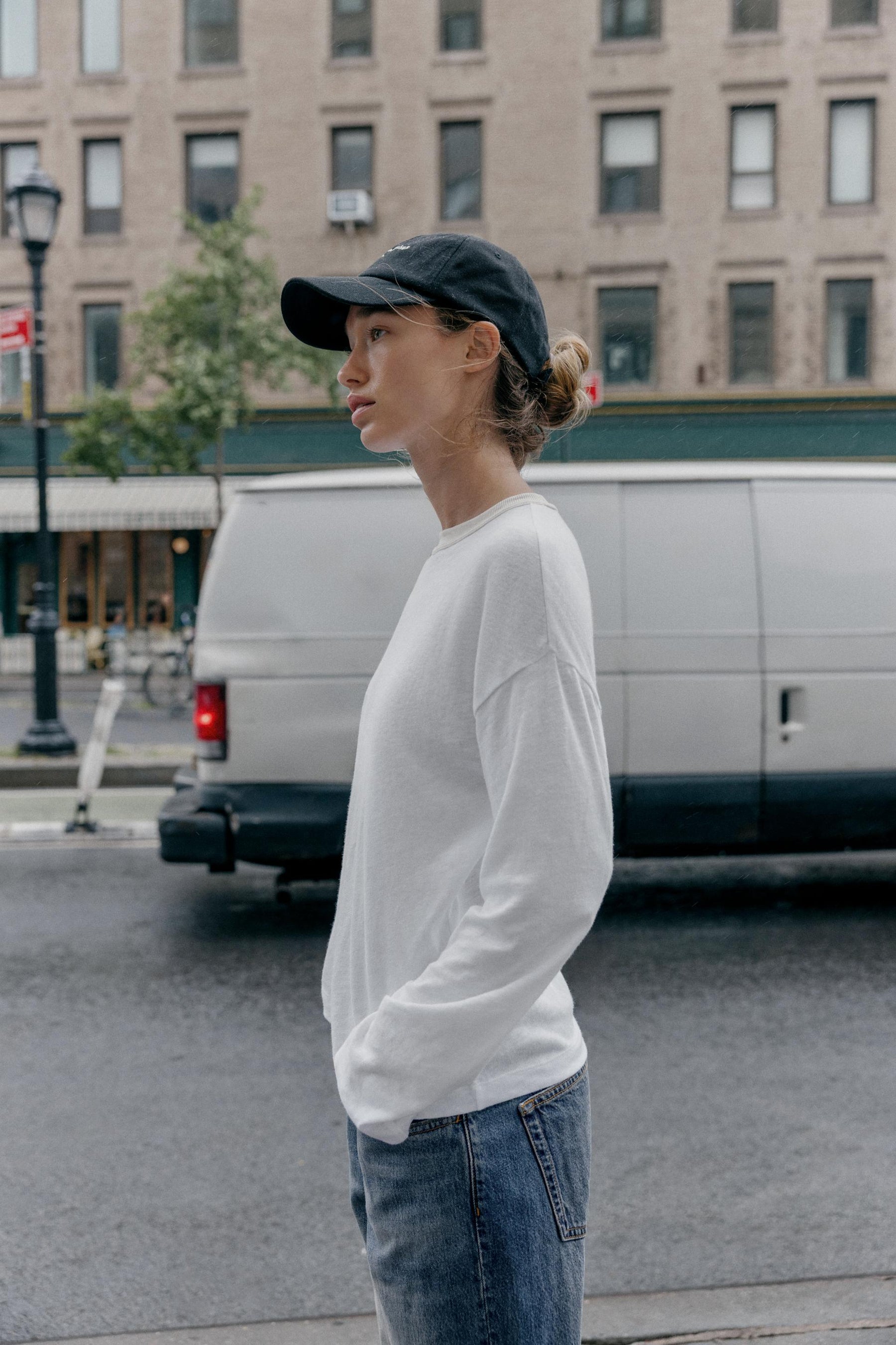 Contrast Neck T-Shirt