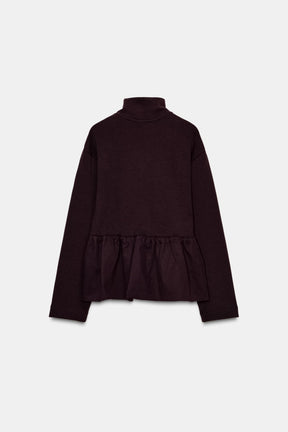 PEPLUM BOMBER JACKET