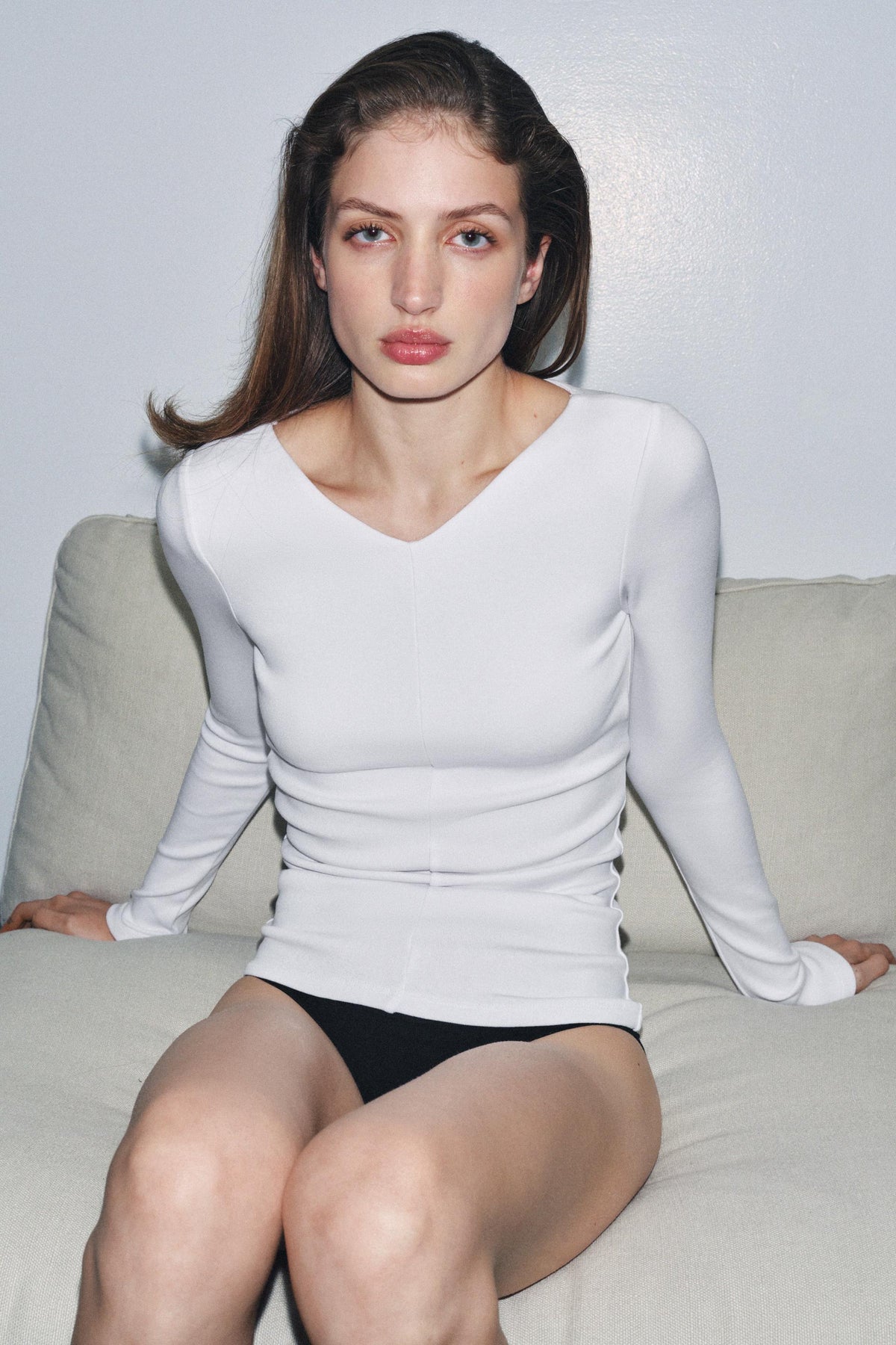 V-Neck Cotton T-Shirt