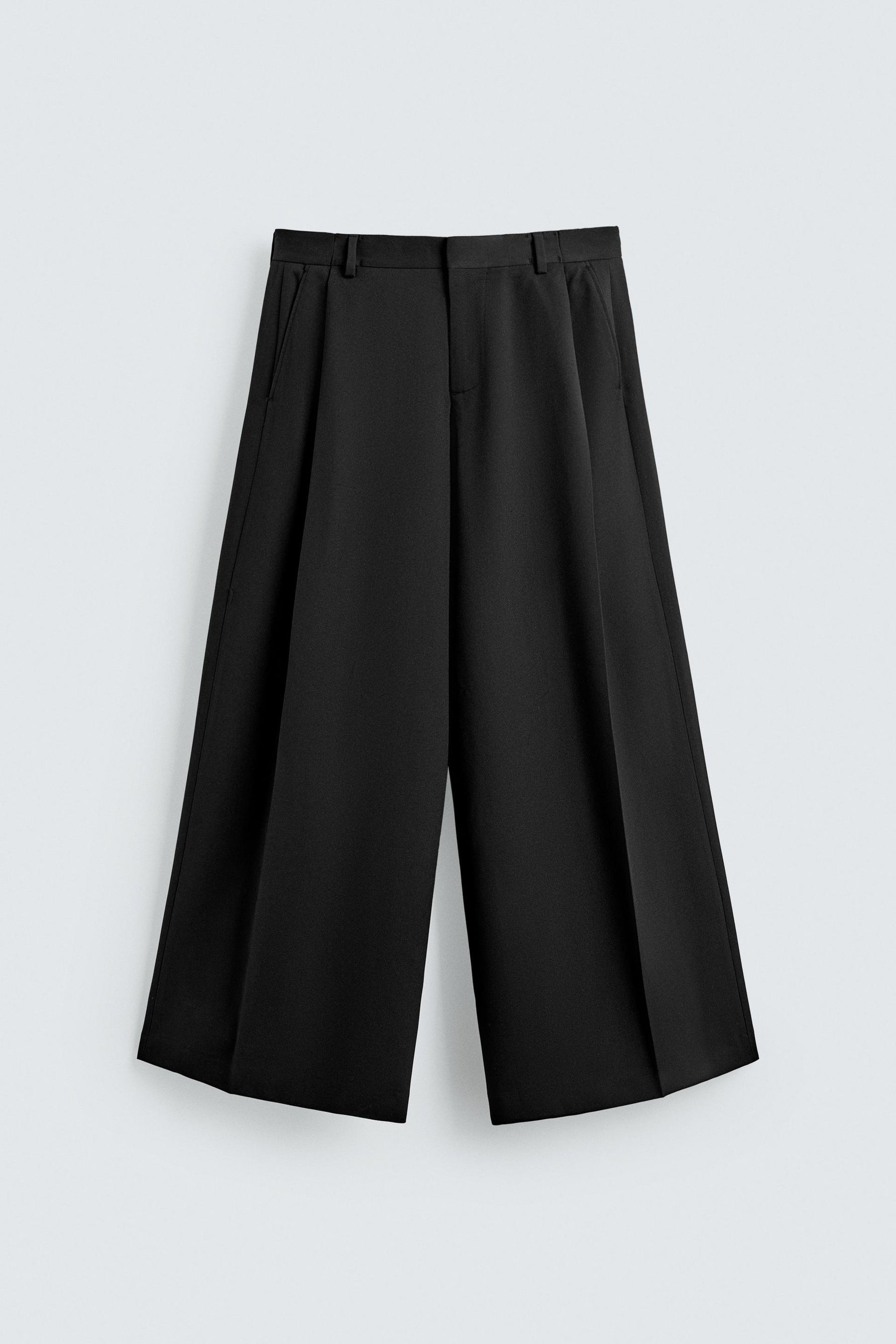 WIDE-LEG PLEATED TROUSERS - Image 7