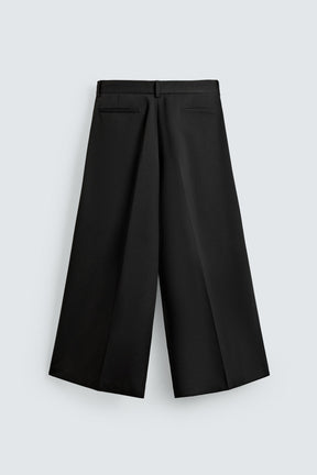 WIDE-LEG PLEATED TROUSERS - Image 8