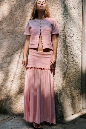 RUFFLED KNIT CARDIGAN - Image 2