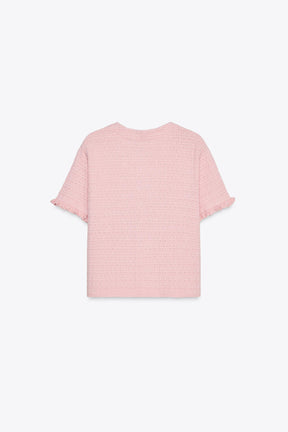 RUFFLED KNIT CARDIGAN - Image 7