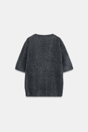 OVERSIZED WOOL SHORT JUMPER