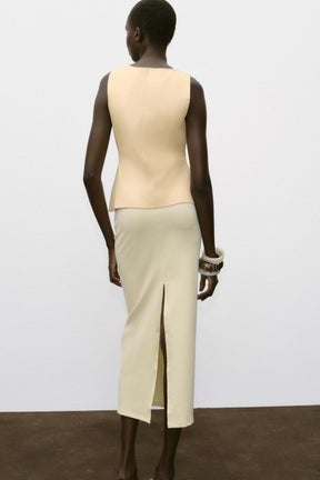 BUTTONED KNIT WAISTCOAT - Image 5