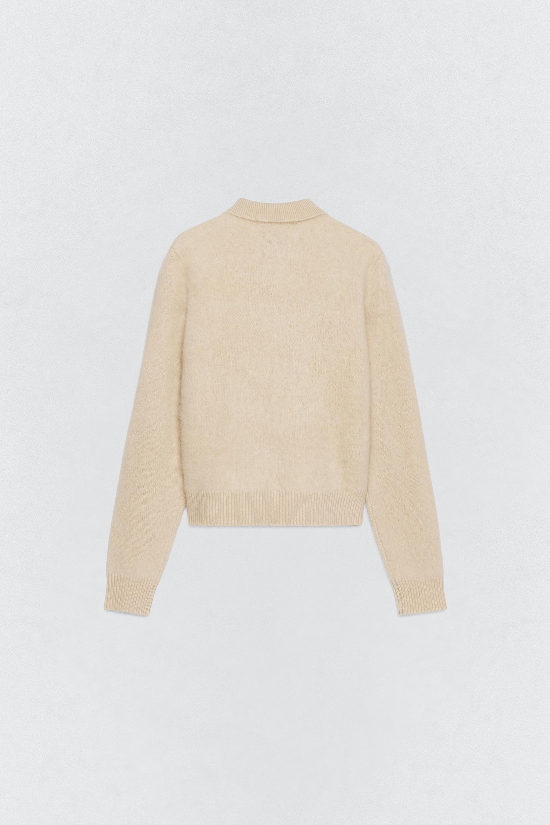 Wool Polo Collar Jacket