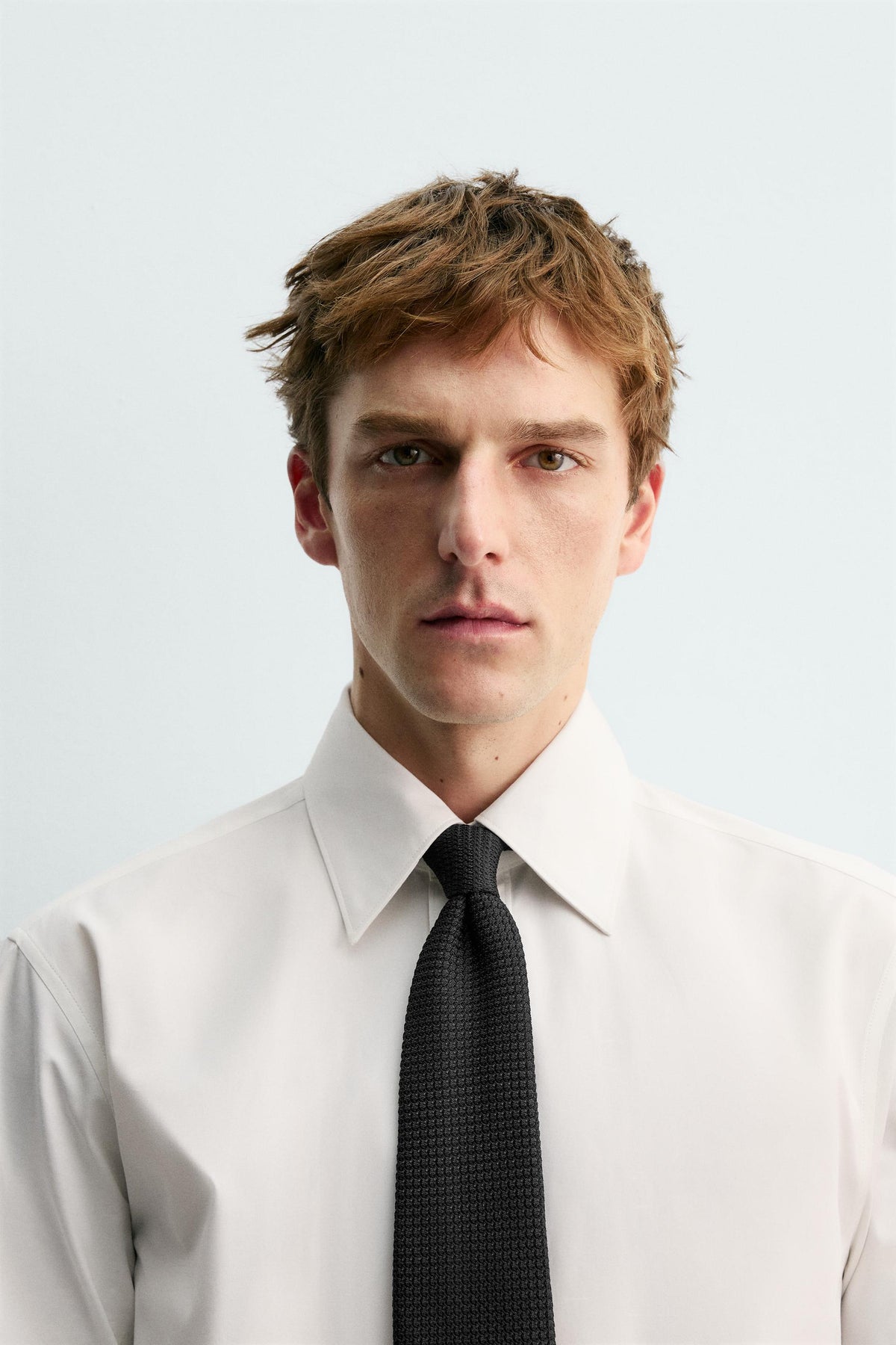 TEXTURED 100% SILK AARON LEVINE X TIE - Image 1