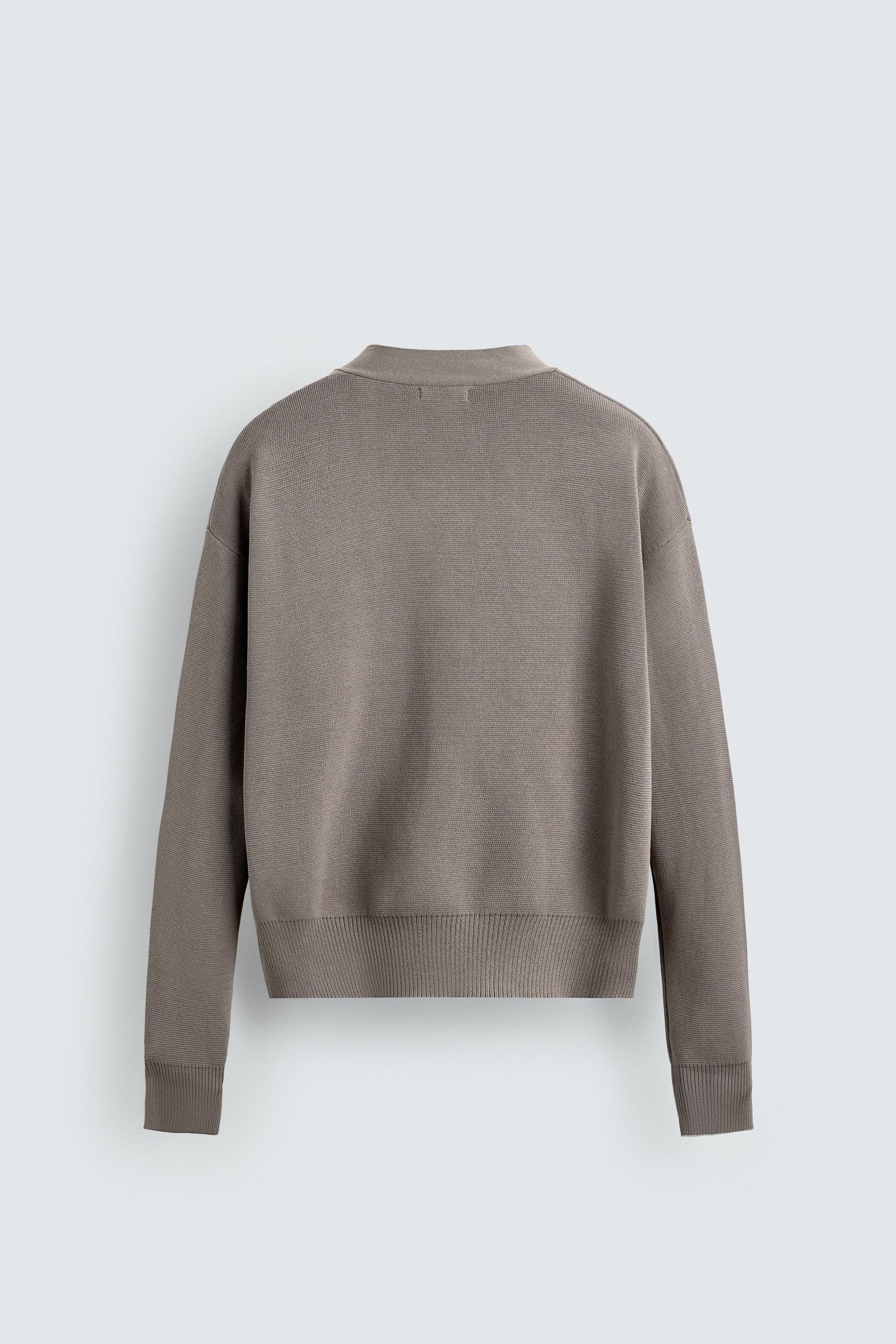 TEXTURED COTTON CARDIGAN - Image 7