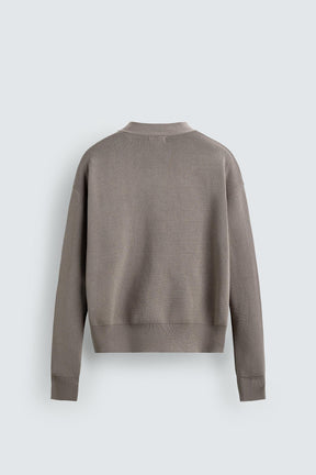 TEXTURED COTTON CARDIGAN - Image 7