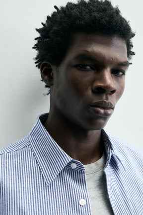 Striped Wrinkle Shirt