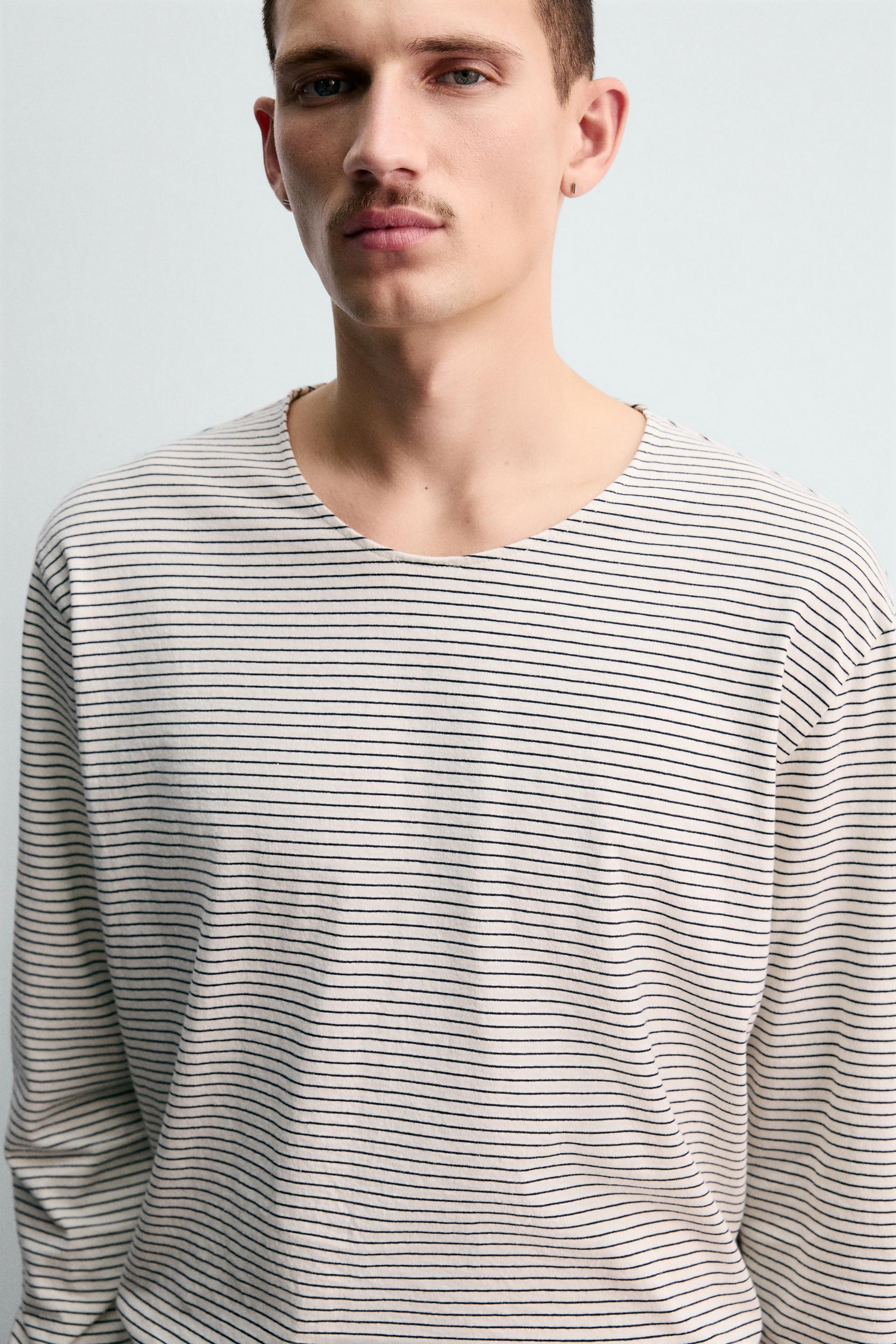 STRIPED JACQUARD T-SHIRT - Image 5