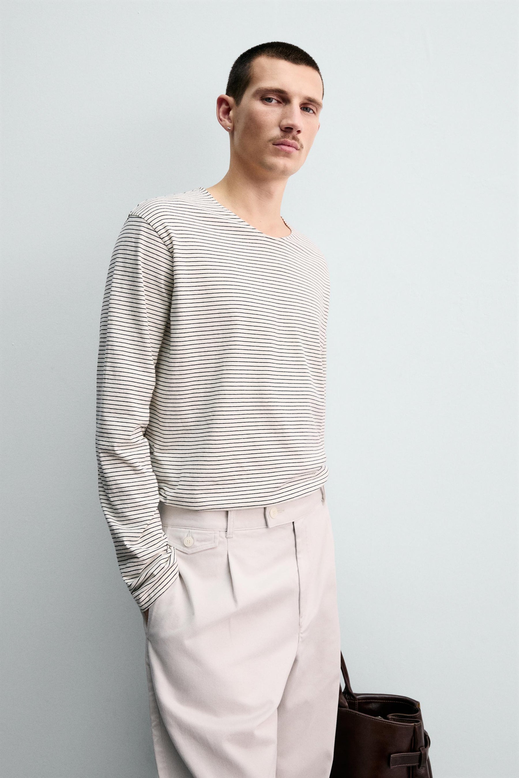 STRIPED JACQUARD T-SHIRT - Image 6