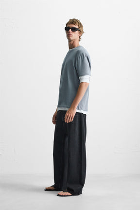 REGULAR FIT KNIT T-SHIRT - Image 4