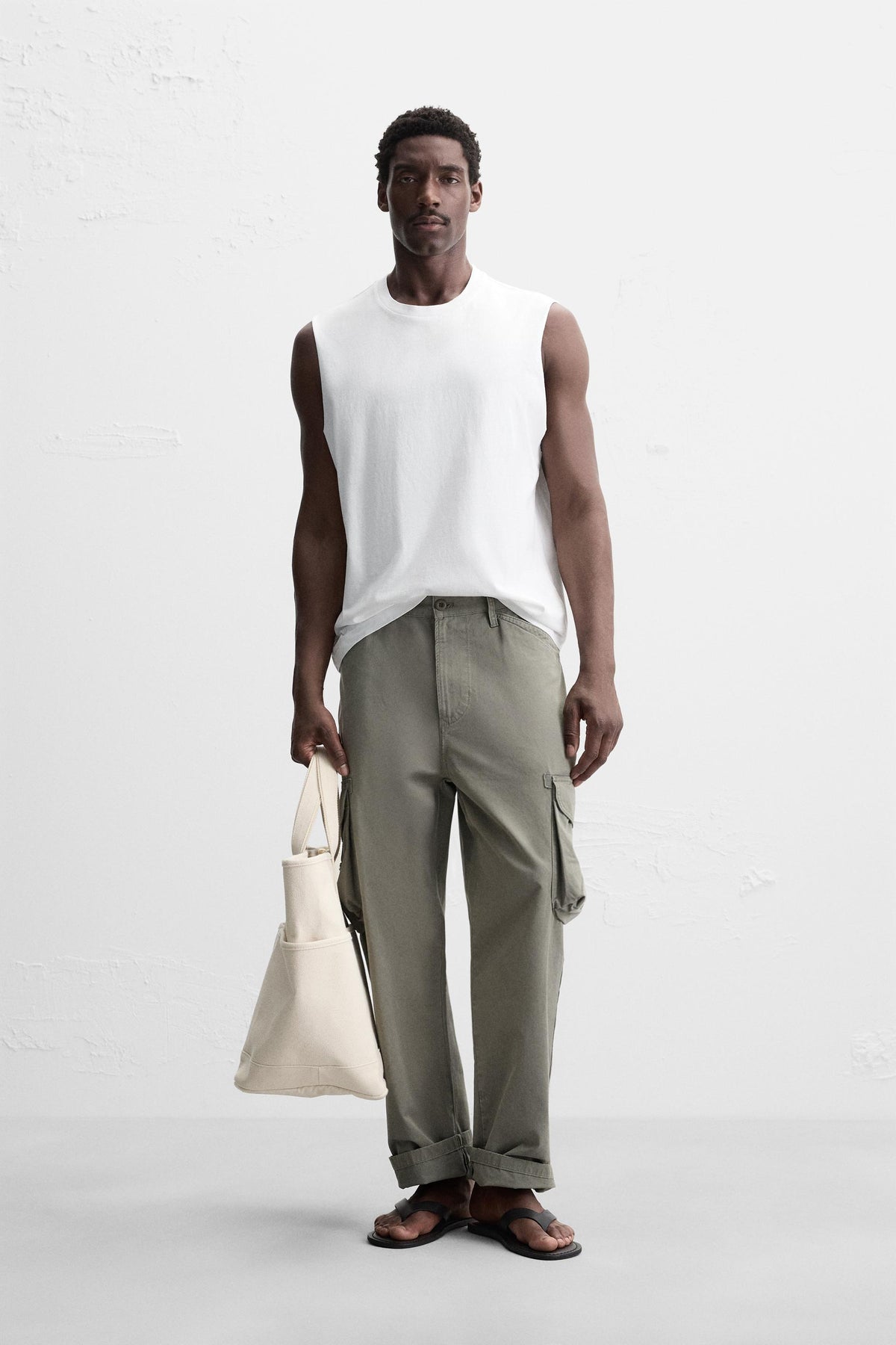 COTTON TANK T-SHIRT - Image 1