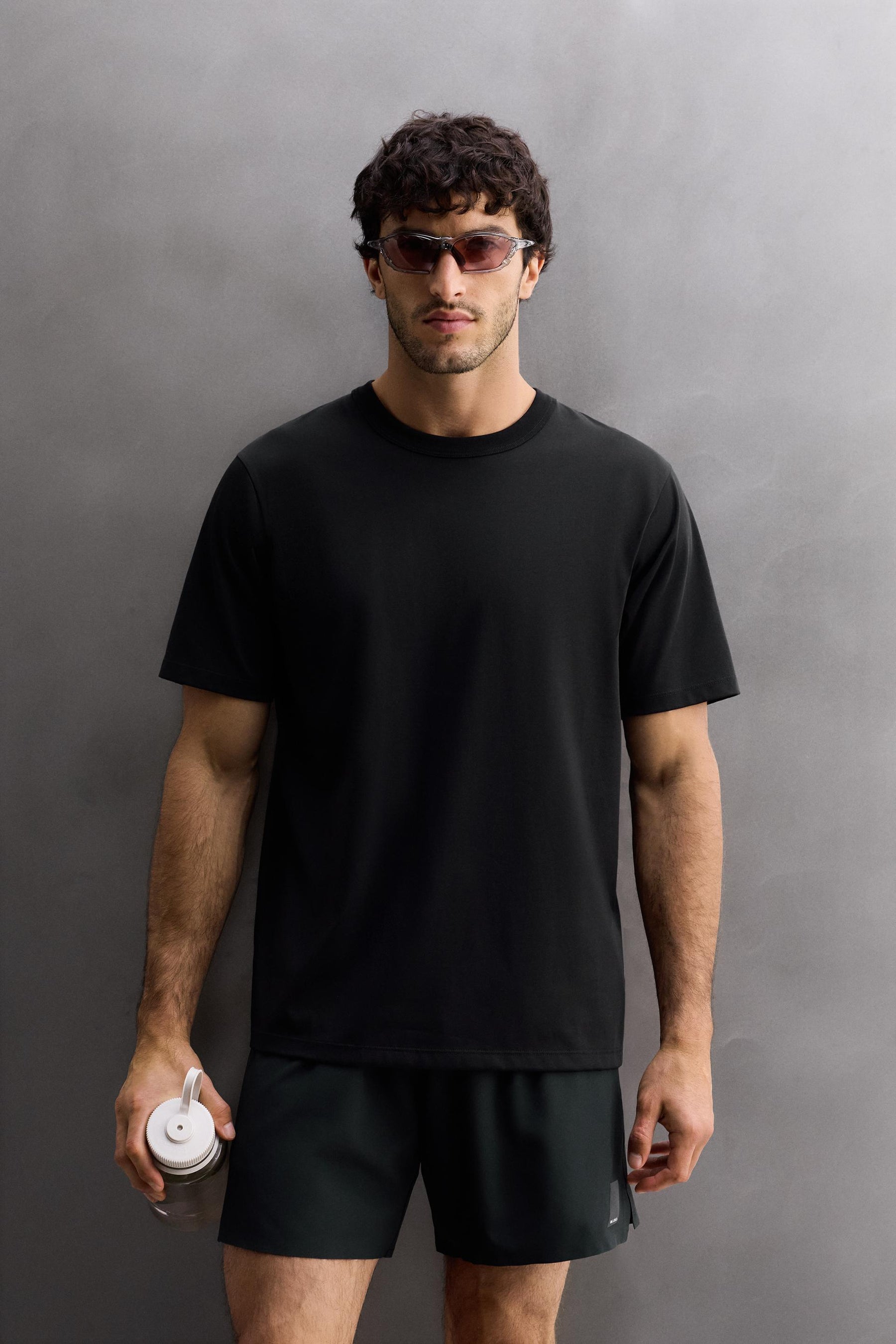 COTTON BLEND TECHNICAL T-SHIRT - Image 2