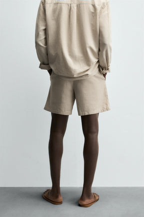 BERMUDA SHORTS LINEN BLEND - Image 3