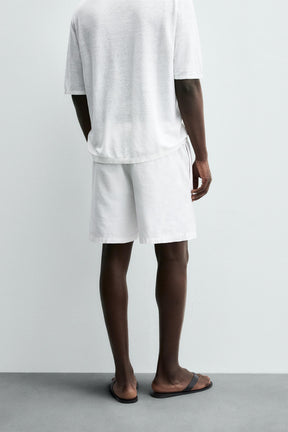 BERMUDA SHORTS LINEN BLEND - Image 3
