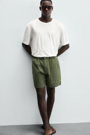 BERMUDA SHORTS LINEN BLEND - Image 6