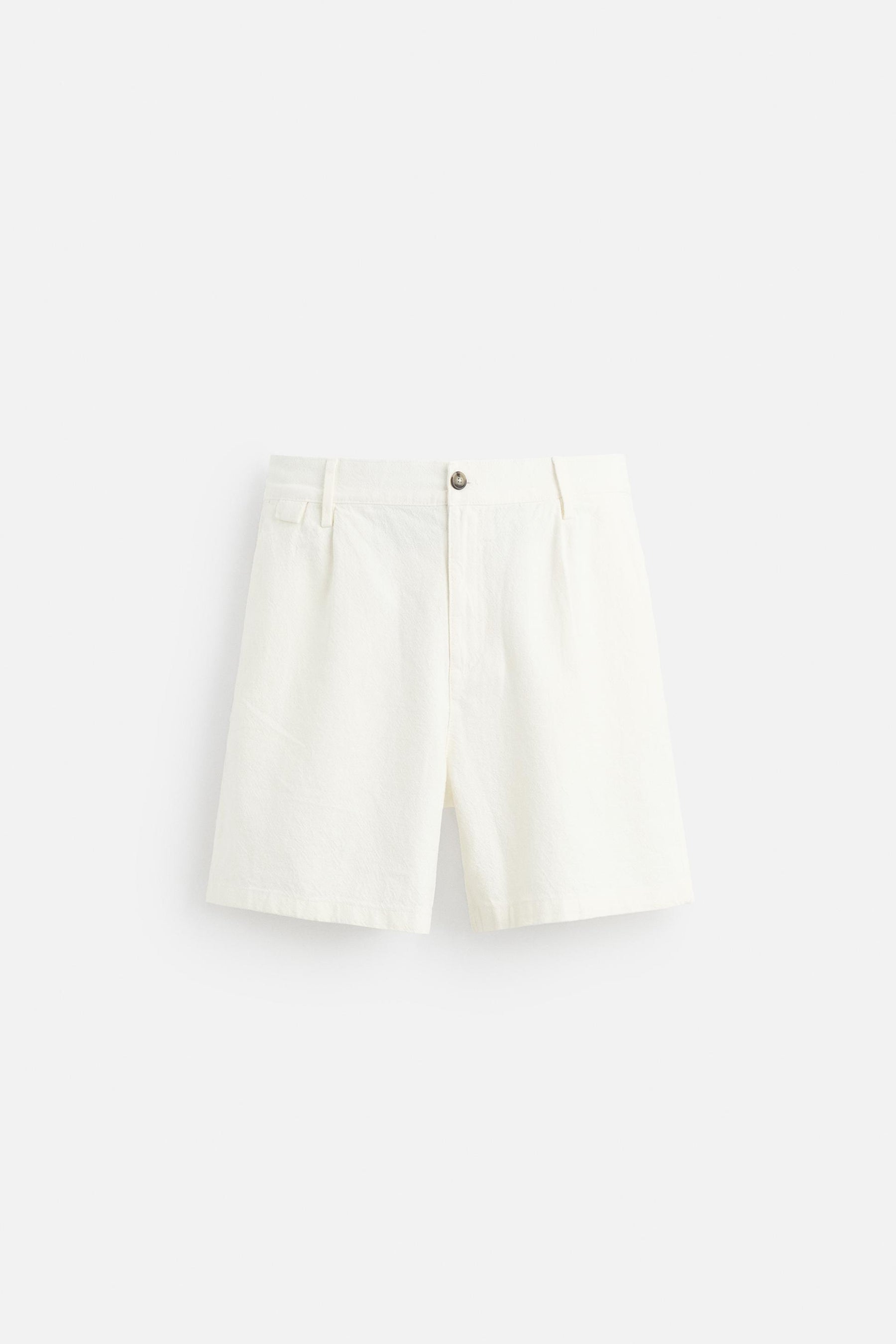 LINEN/COTTON BERMUDA SHORTS - Image 6