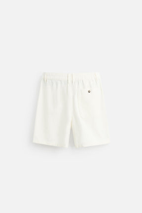 LINEN/COTTON BERMUDA SHORTS - Image 7