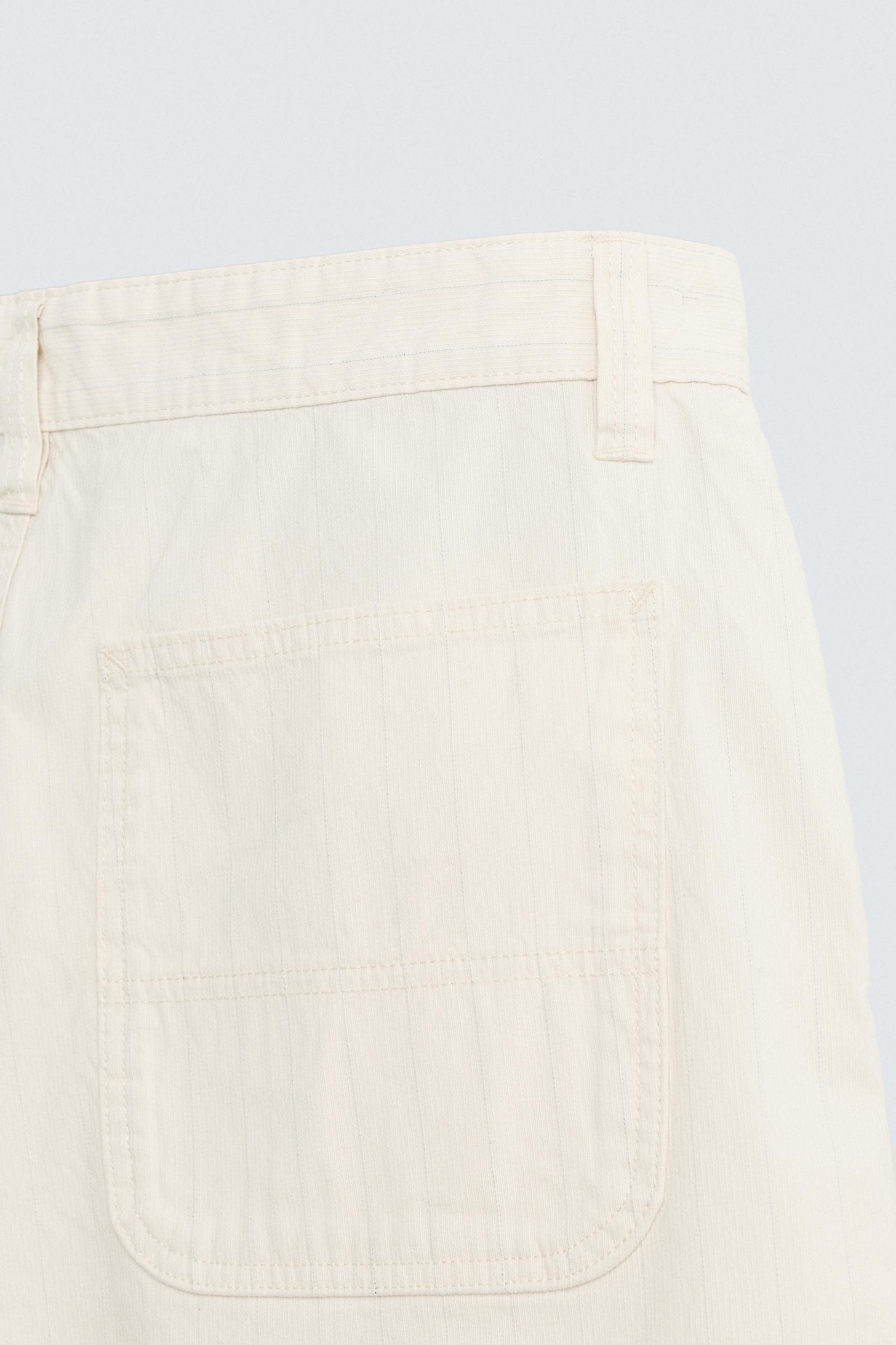 STRIPED REGULAR FIT BERMUDA SHORTS - Image 9