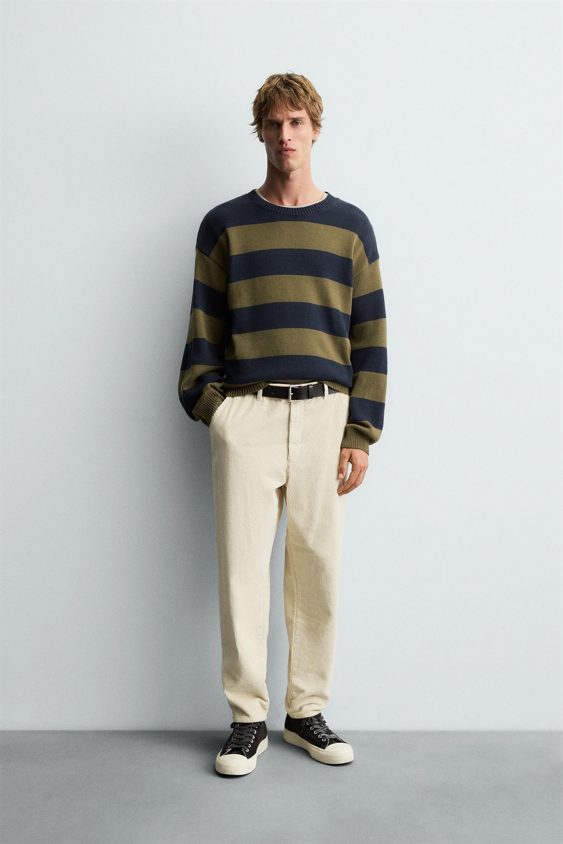 CARROT FIT CORDUROY TROUSERS - Image 1
