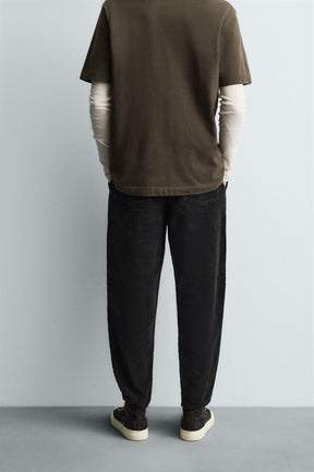 CARROT FIT CORDUROY TROUSERS - Image 3