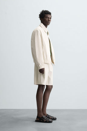 STRIPED TEXTURED JACKET - Image 4