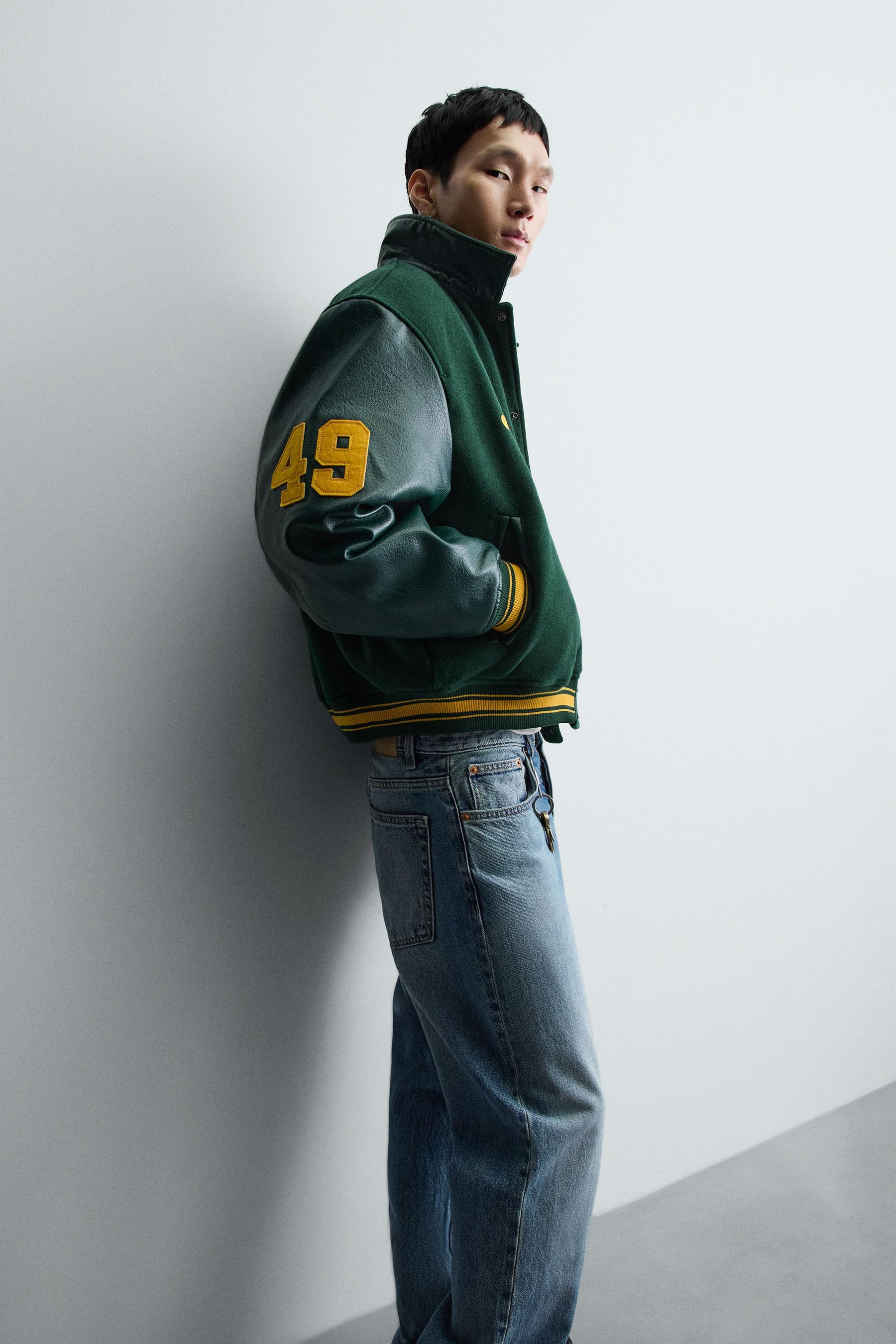 CONTRAST BOMBER JACKET - Image 6
