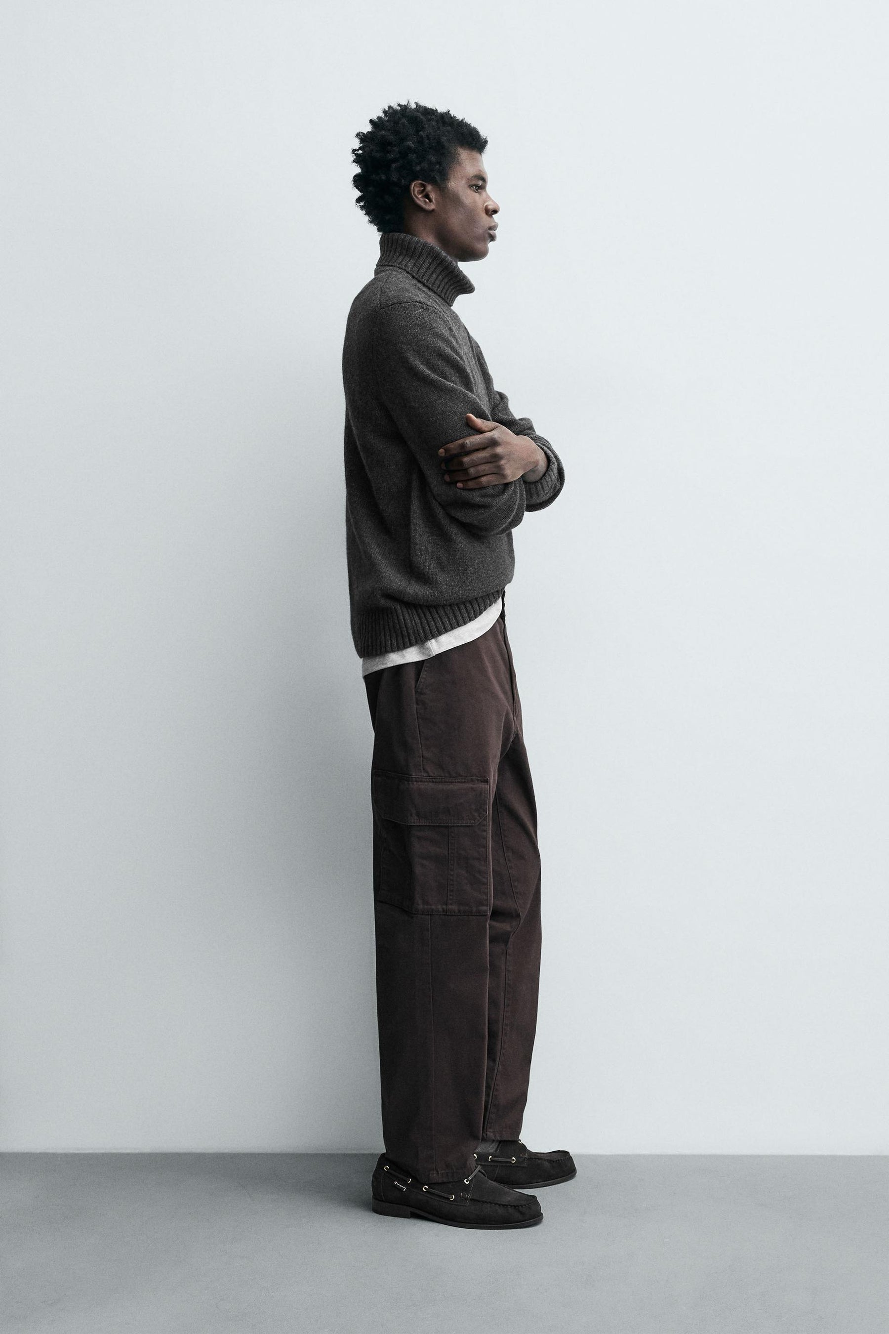 TWILL CARGO TROUSERS - Image 4