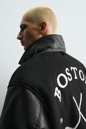 Embroidered Bomber Jacket