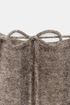 Open-Back Knit Jumper