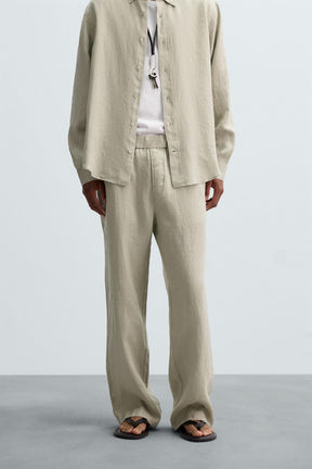 100% LINEN TROUSERS - Image 2