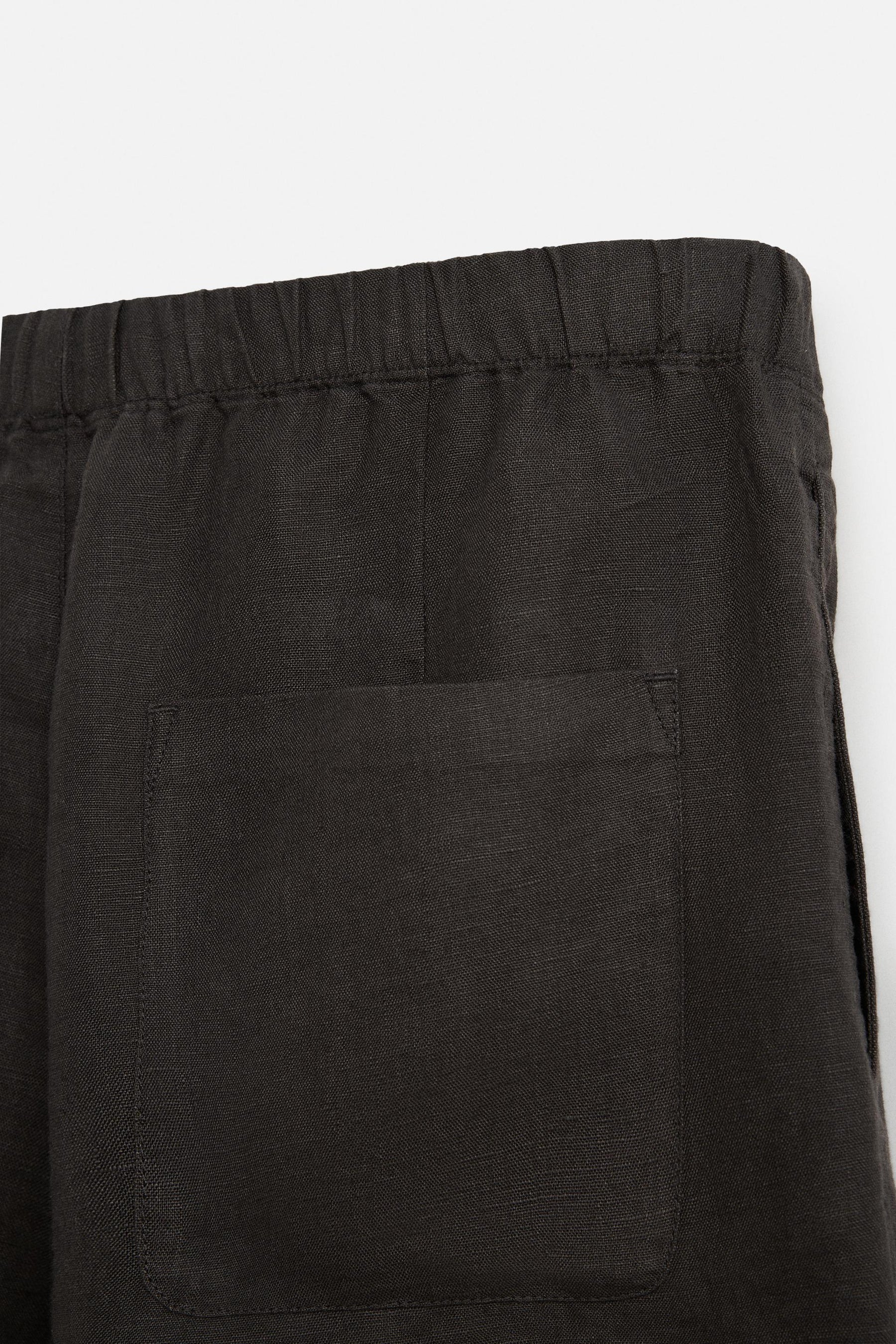 100% LINEN BERMUDA SHORTS - Image 10