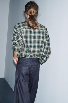 Oversized Check Shirt