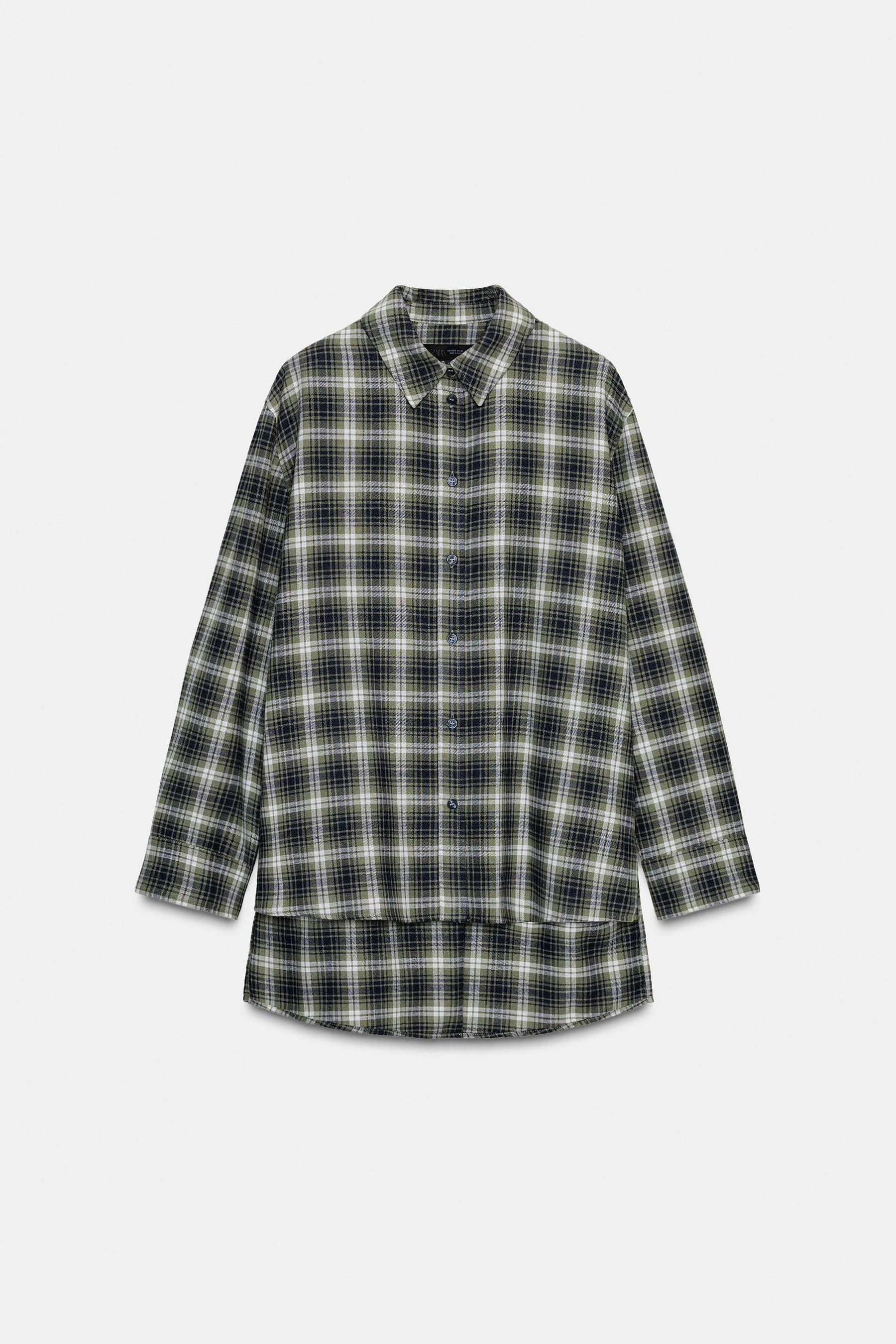 Oversized Check Shirt