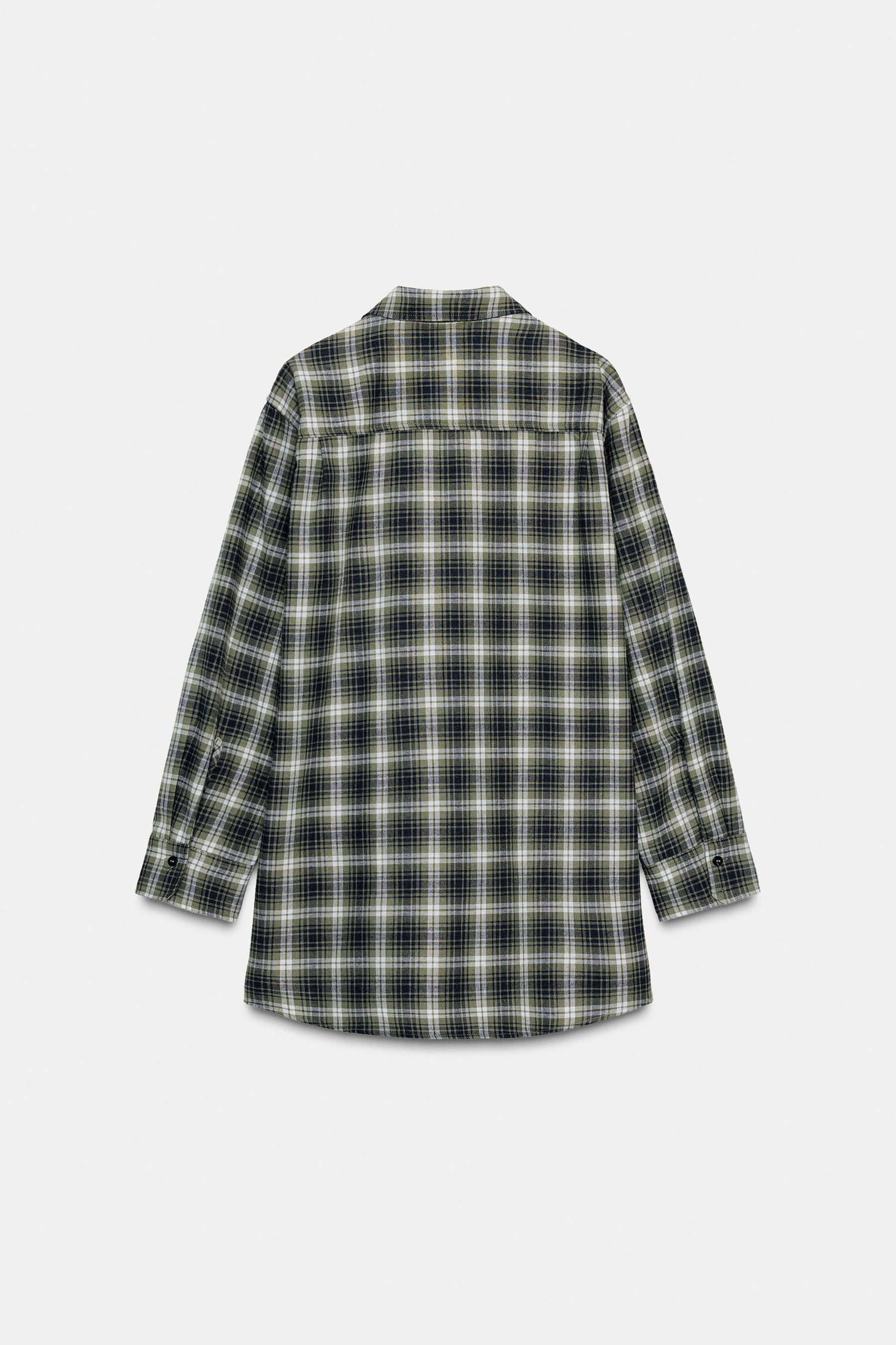 Oversized Check Shirt