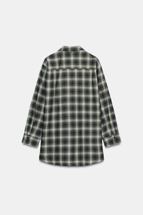 Oversized Check Shirt