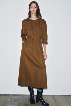 ZW COLLECTION PLEATED MIDI DRESS - Image 4