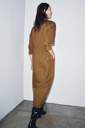 ZW COLLECTION PLEATED MIDI DRESS - Image 5