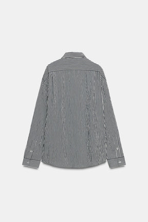 Striped Flowing Shirt