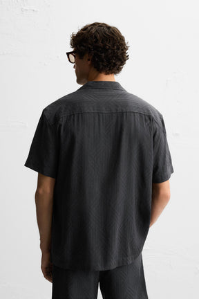 GEOMETRIC JACQUARD SHIRT - Image 3