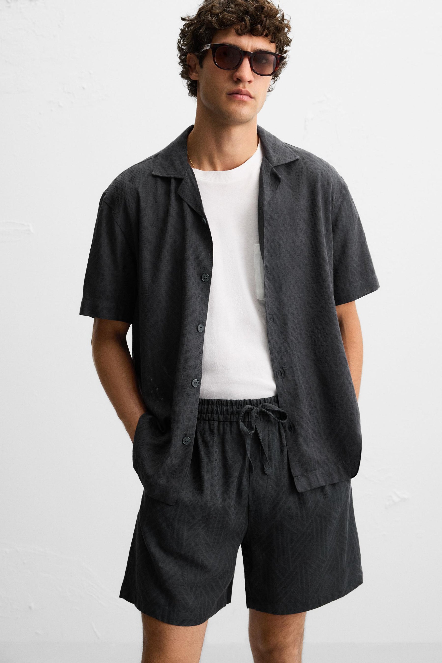 GEOMETRIC JACQUARD SHIRT - Image 6