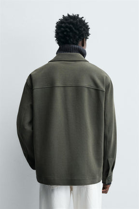 COMFORT TEXTURED OVERSHIRT - Image 3