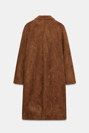 FAUX SUEDE FROCK COAT - Image 7