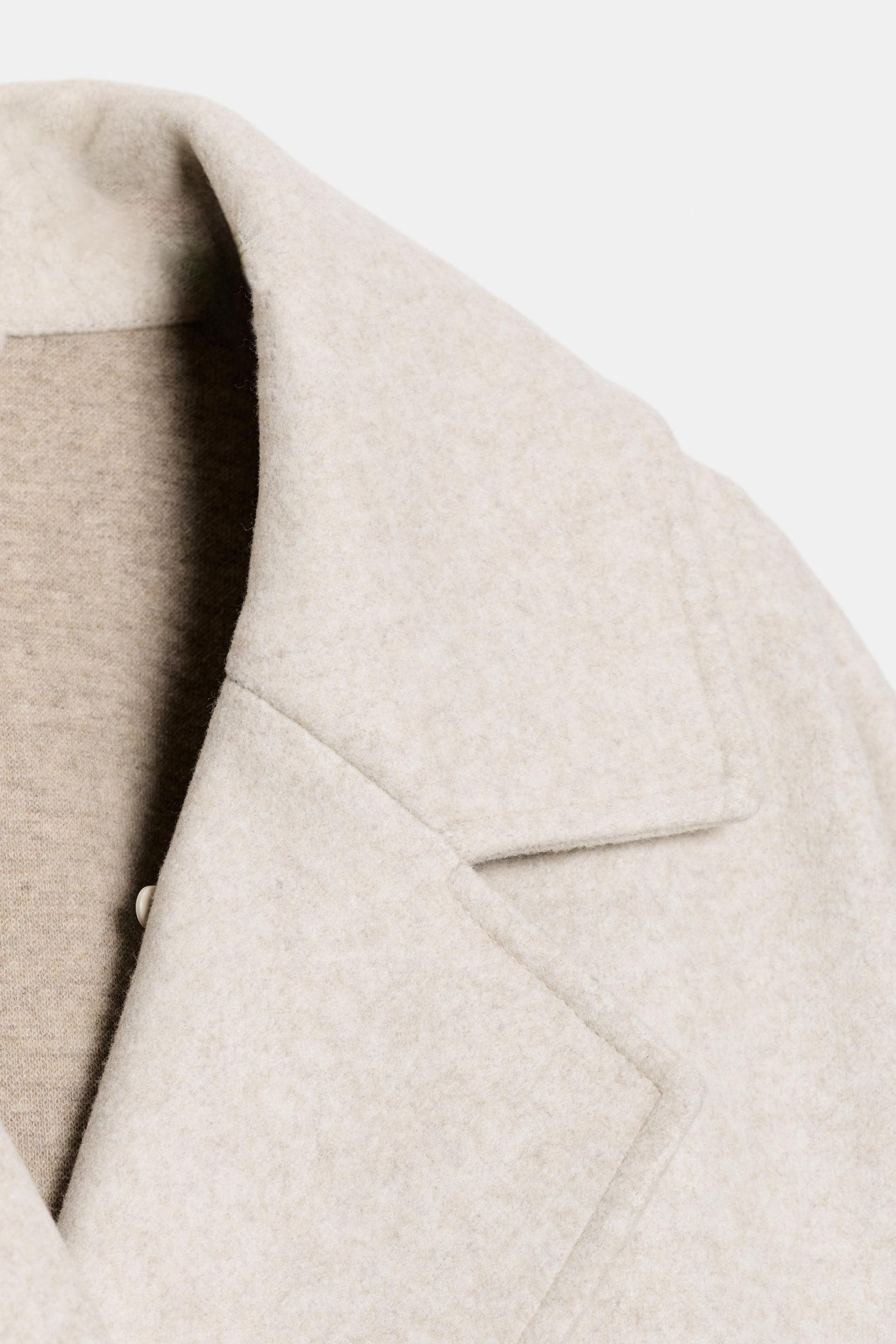 SOFT COAT WITH FAUX FUR COLLAR - Image 7