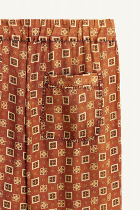 LIMITED EDITION 100% SILK PRINTED TROUSERS - Image 10