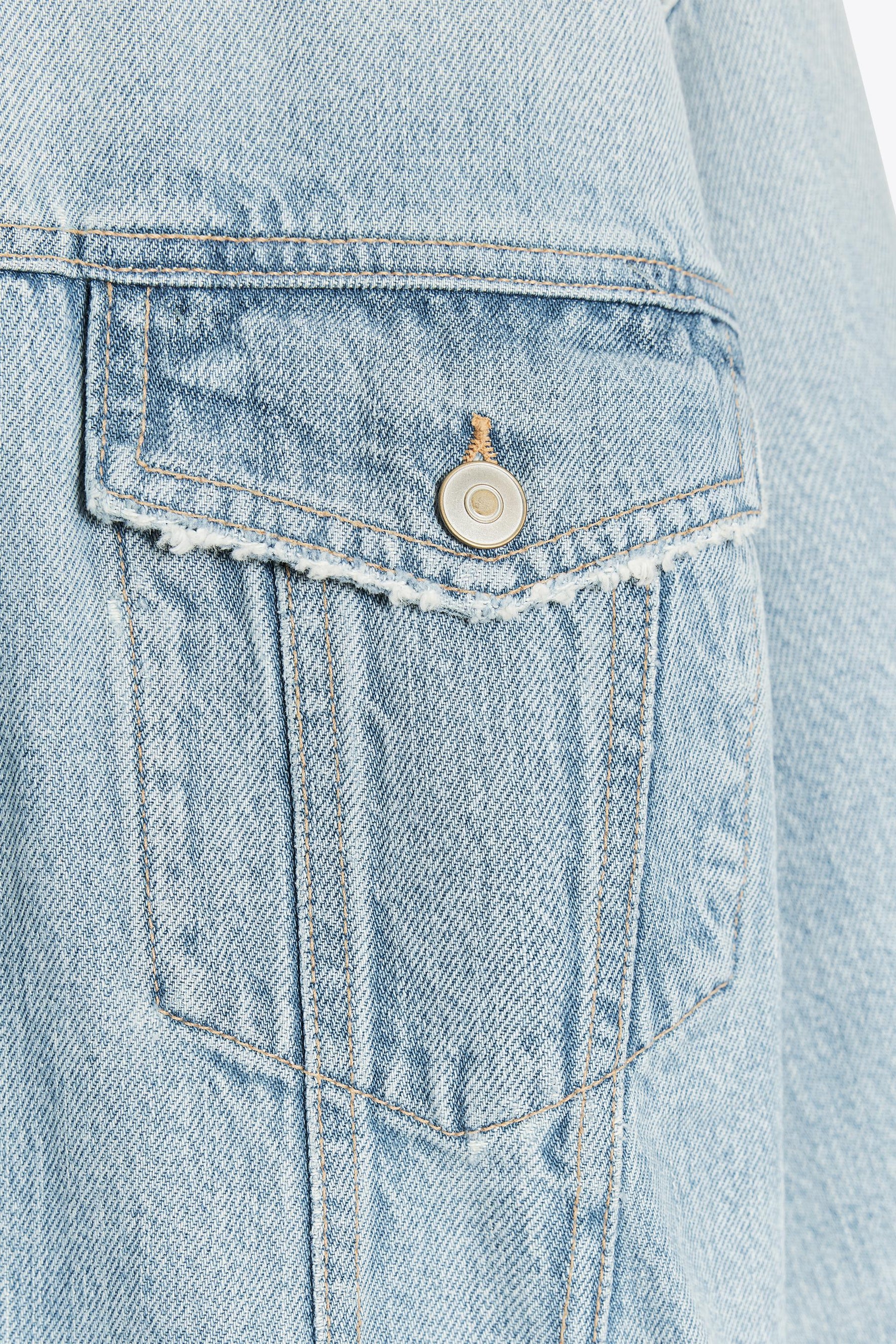 Ripped Denim Overshirt