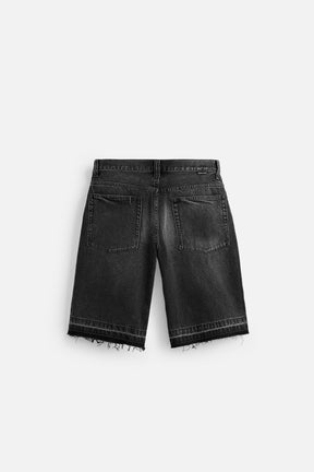 BAGGY FIT DENIM BERMUDA SHORTS - Image 8